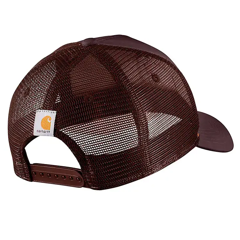 Carhartt Canvas Mesh-Back Outlast Patch Cap – Maroon
